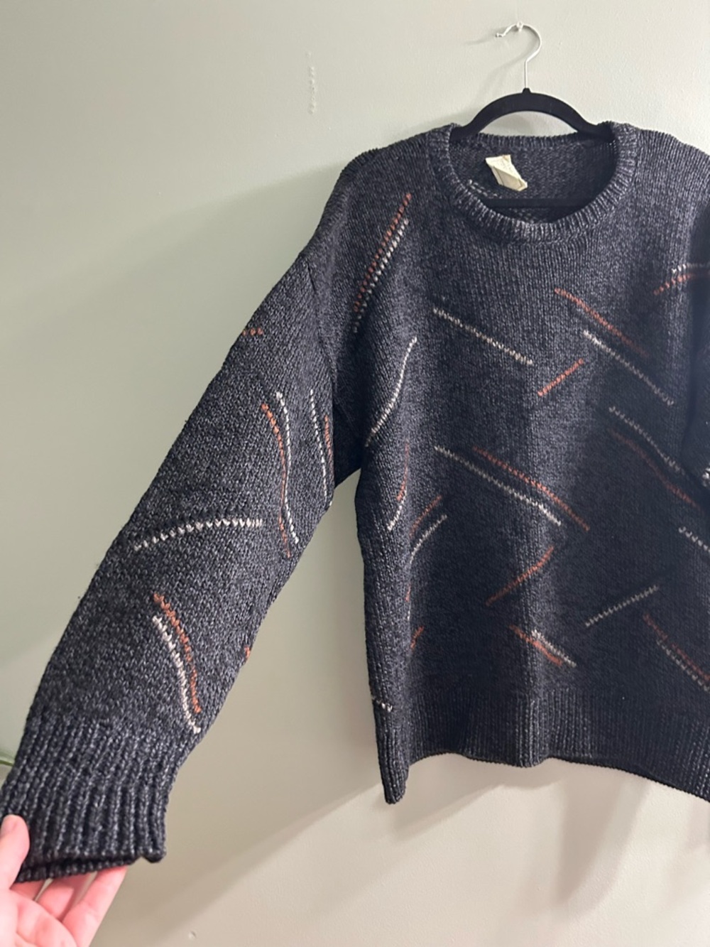 Vintage Knit retro sweater oversized Stewart Ross